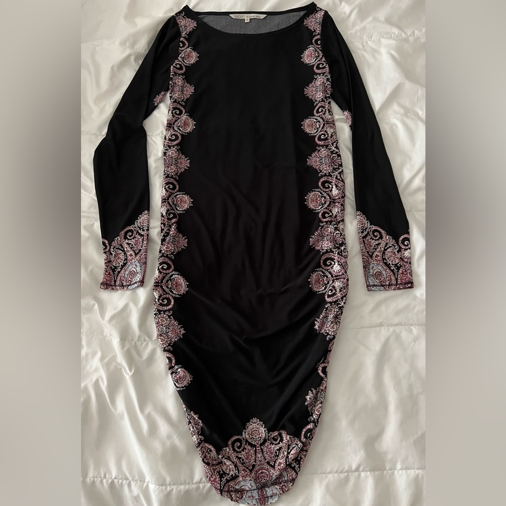RACHEL Rachel Roy Rushed Bodycon Dress